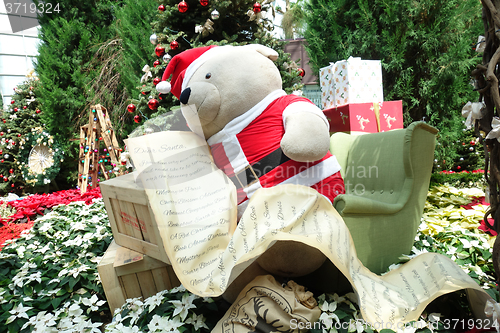 Image of Christmas Decoration in the Flower Dome at Gardens by the bay Si