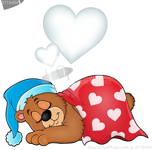 Image of Bear with heart theme image 3