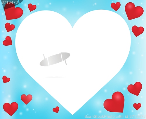 Image of Abstract image with heart theme 5
