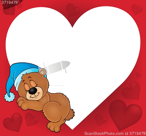 Image of Bear with heart theme image 2