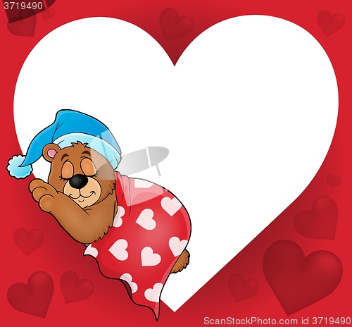 Image of Bear with heart theme image 4