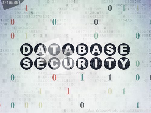 Image of Software concept: Database Security on Digital Paper background