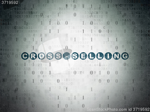 Image of Business concept: Cross-Selling on Digital Paper background