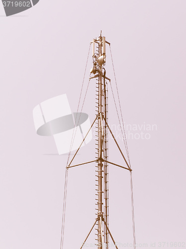 Image of  Telecommunication aerial tower vintage