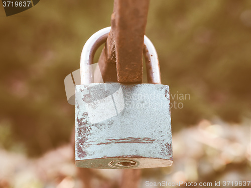 Image of  Love lock vintage