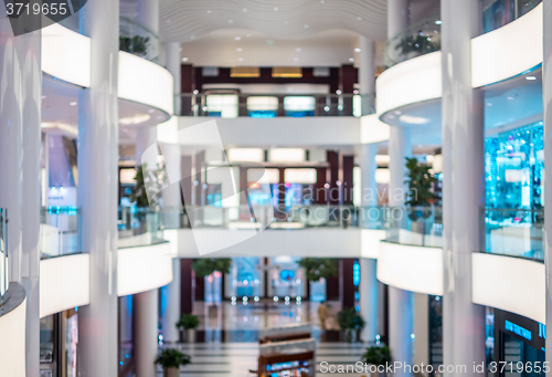 Image of Background of shopping mall, shallow depth of focus.