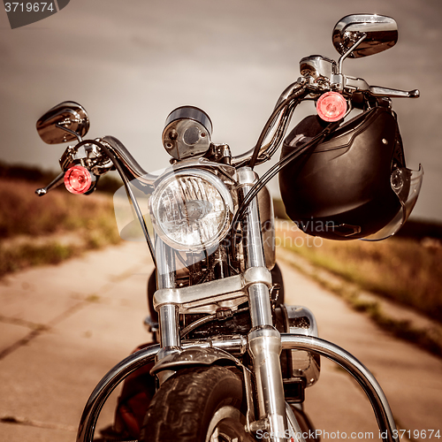 Image of Motorcycle on the road