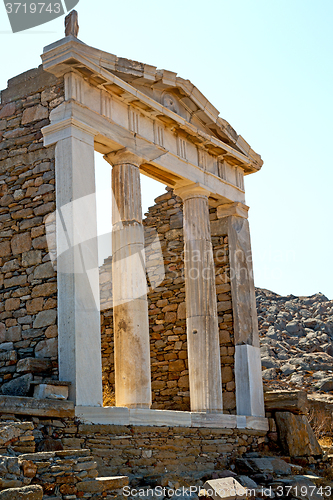 Image of archeology  in  greece the  and old  site