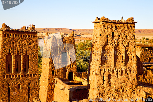 Image of africa in morocco the old contruction   historical village