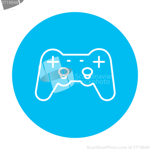 Image of Joystick line icon.