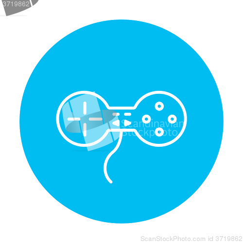 Image of Joystick line icon.