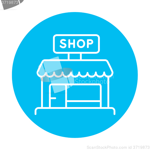 Image of Shop line icon.