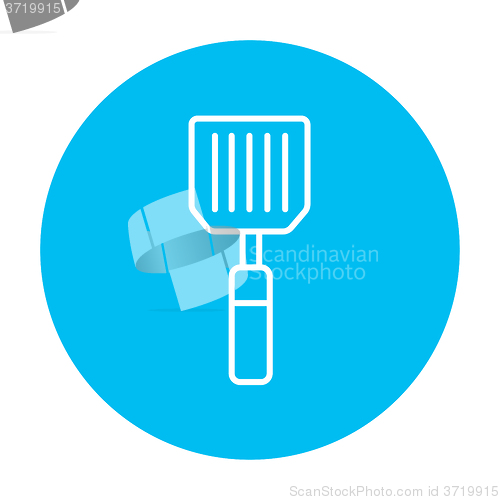 Image of Kitchen spatula line icon.