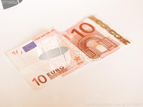 Image of  Euro note vintage