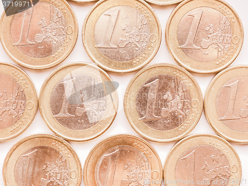 Image of  Euro coins vintage