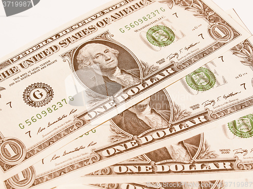 Image of  Dollar notes 1 Dollar vintage