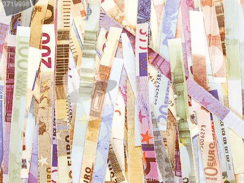 Image of  Euro note vintage
