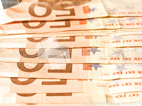 Image of  Euro note vintage