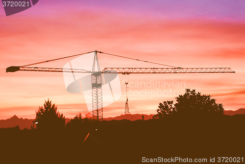 Image of  Crane picture vintage