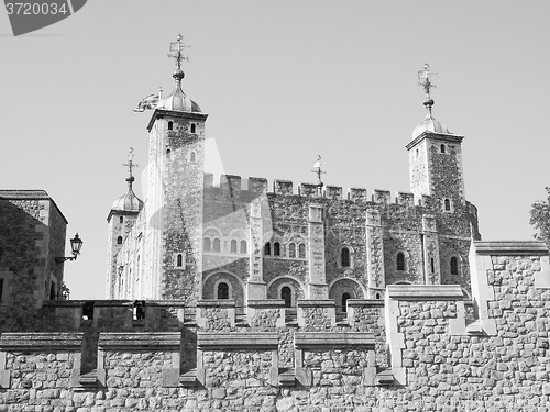 Image of Black and white Tower of London