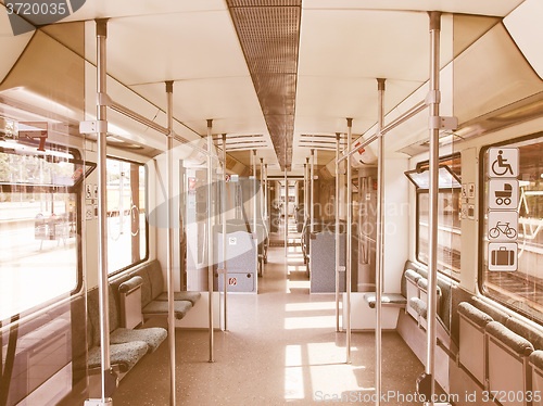 Image of  Train interior vintage