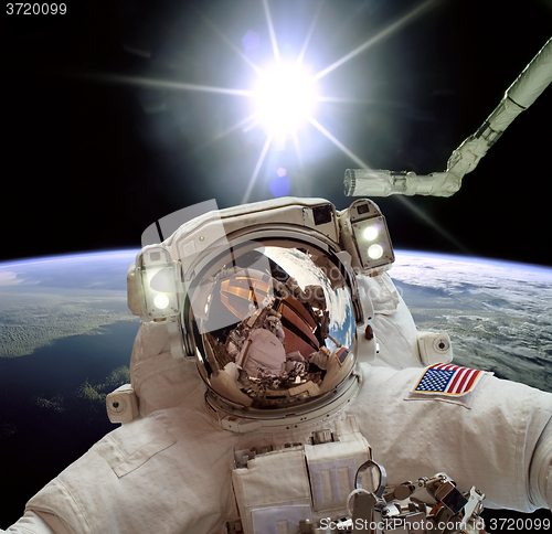 Image of Astronaut in outer space