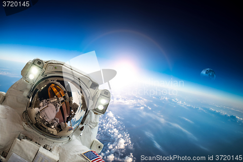 Image of Astronaut in outer space