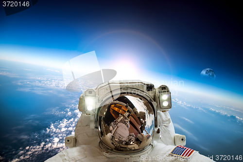 Image of Astronaut in outer space