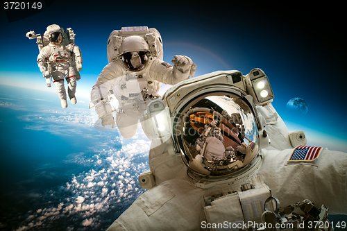 Image of Astronaut in outer space