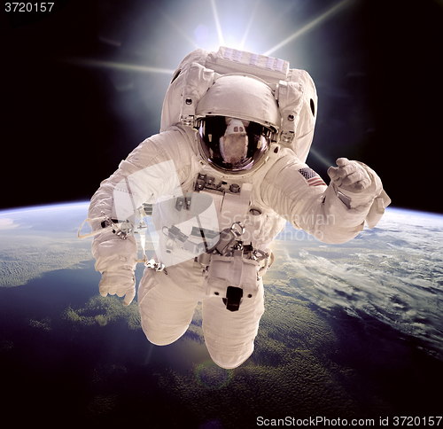 Image of Astronaut in outer space