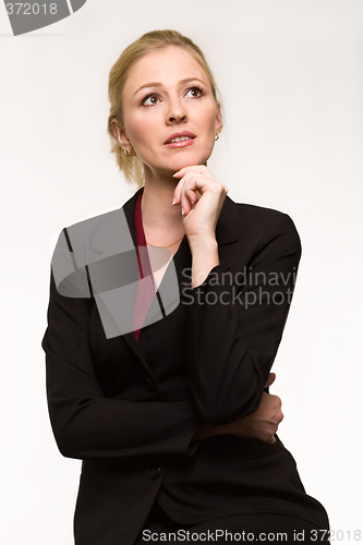 Image of Business woman thinking