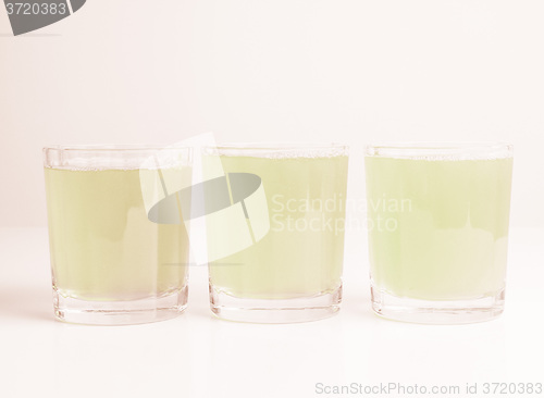 Image of  Green apple juice vintage