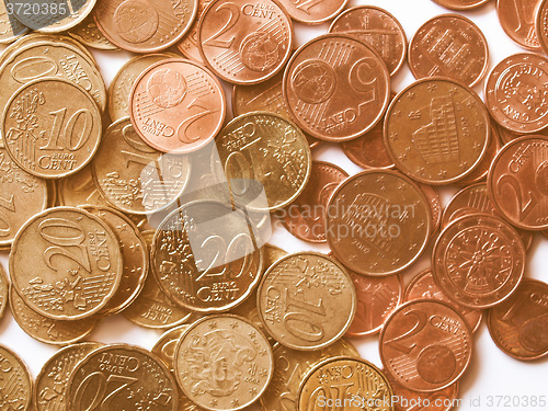 Image of  Euro coins vintage