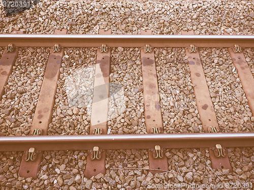 Image of  Railway track vintage