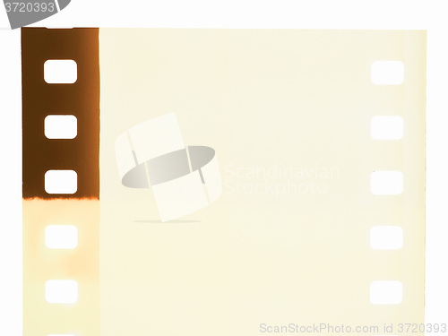 Image of  A film isolated vintage