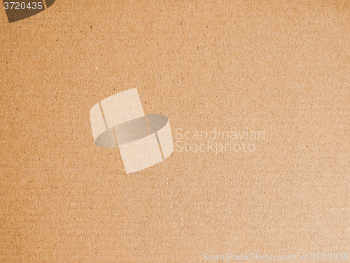 Image of Retro looking Brown corrugated cardboard background