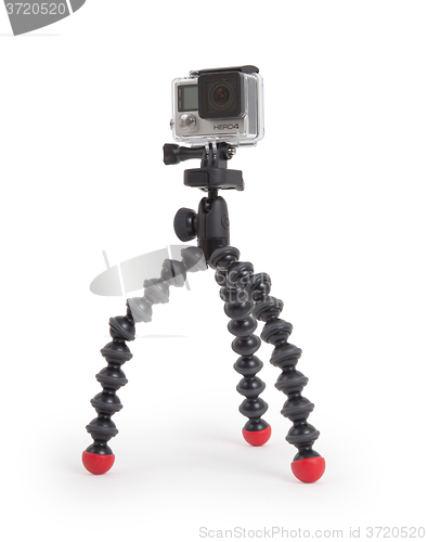 Image of Amsterdam, the Netherlands - June 30, 2015: GoPro Hero 4 Black E