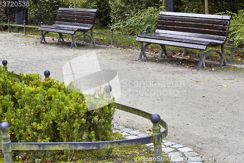 Image of Benches in the park