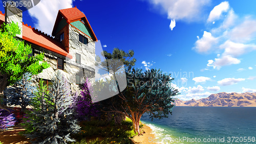 Image of Castle on the island