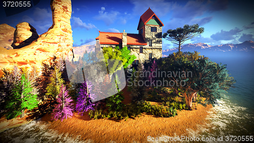 Image of Castle on the island
