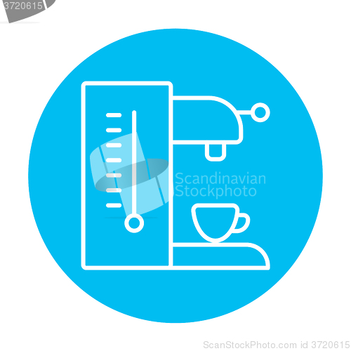 Image of Coffee maker line icon.