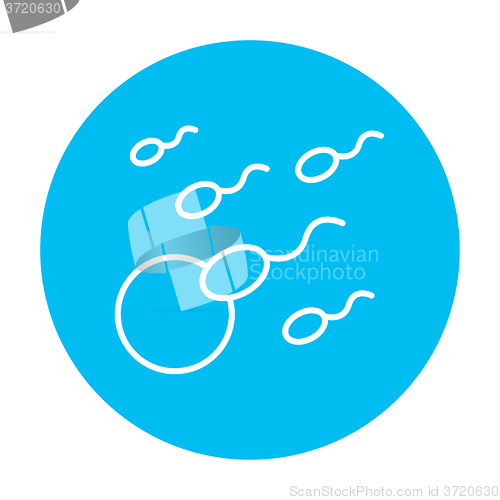 Image of Fertilization line icon.