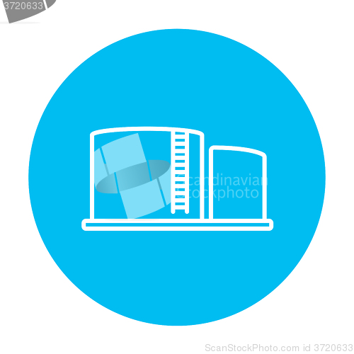 Image of Factory line icon.