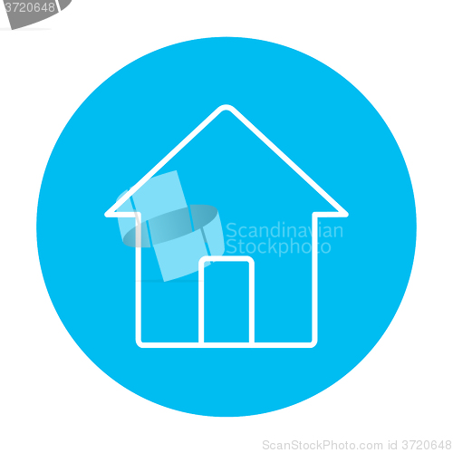 Image of House line icon.