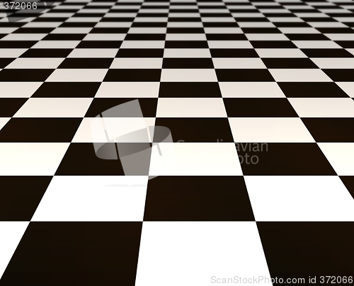 Image of black and white tiles