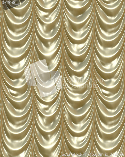 Image of gold curtains