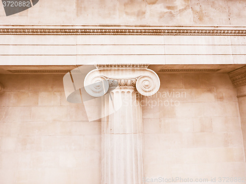 Image of  Ionic capital vintage