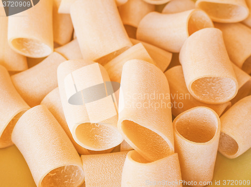 Image of Retro looking Paccheri pasta