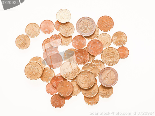 Image of  Euro coins vintage