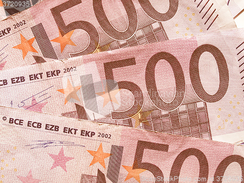 Image of  Euro note vintage